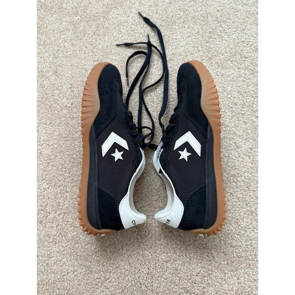 Converse Run Star Trainer Low-Top Black White Egret Gum Honey Womens 6.5 Mens 5 - Picture 4 of 10